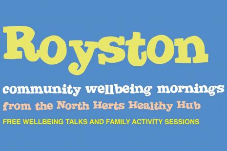 Royston community wellbeing days poster